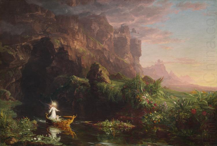 The Voyage of Life:Childhood (mk13), Thomas Cole